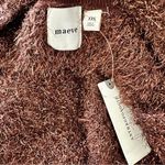 Anthropologie  Maeve Brown Y2K Eyelash Knit Sweater, Size XXS Photo 7