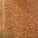 Free People Discontinued Heartstrings Suede Hall Moon Crossbody Purse Bag Tan Photo 11