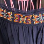 Rocks & Indigo Embroidered Floral Top M Boho Hippie Costal Cowgirl Coconut Girl Orange Size M Photo 7