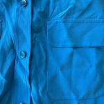 Equipment  100% Silk Button Up Blouse in Electric Blue Size S Photo 5