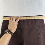 Athleta  L Large Delancey Herrnigbone Ankle Tight Brown Mid Rise Activewear Crop Photo 13