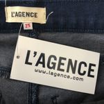 L'Agence  El Matador French Slim Jeans Bleu Jay Dark Wash Unfinished Hem 25 Photo 3