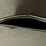 Frame Leather Black LEATHER Clutch Bag Purse Photo 2