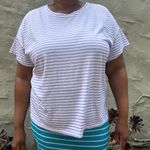 Style & Co Striped T-Shirt Photo 0