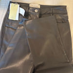 Aritzia  Melina Wilfred Leather Pants Dark Grey Photo 0