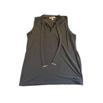 Michael Kors  Sleeveless Gray Tie Front Dress Business Tank Top MK Size Large Photo 2