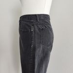 Vintage 90s Liz Claiborne Black Denim High Waisted Tapered Mom Jeans Short 8 Photo 3