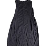 Lilasic Dark Gray / Washed Black sleeveless Japanese dress with button detailing 🔥 Photo 0