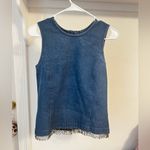 FINAL PRICE Vintage Central Falls Button Up Denim Top Blue Photo 5