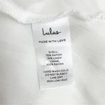 Lulus NWT Santorini Sweetness White Backless Linen Blend Midi Dress Size XL NEW Photo 12