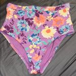 Billabong  Floral Bikini Bottom - Purple and Multicolor Photo 0