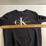Calvin Klein Jeans~Crewneck Sweatshirt in Black~Women’s size Medium Black Photo 6