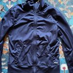 Navy Blue Zip Up Sweater Photo 1