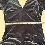 Birdy Grey  Sz MED Hannah Velvet Maxi Dress Storm Blue Prom Bridesmaid Stretch Photo 11