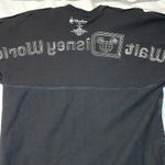 Disney Thick cotton spirit jersey Parks 3/4 sleeve silver sequined 1971 shirt Photo 10