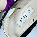 The Attico Diletta Tri Color Pink Gold Black Glitter Pumps Heels Shoes 37 NWOB Size 6 Photo 10