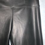 Hunter & Brown Black Faux Leather Spandex Leggings XL Photo 1