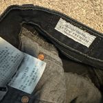 Levi's Levi’s 501 S Skinny Premium Denim Jeans Sz 24 Black Denim Distressed Raw Hem Photo 15