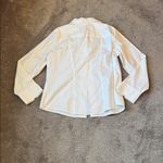 Chico's  White Button Down Dress Shirt SIZE 1 (US M/8) Photo 4