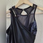 Lululemon  Size4 Black Meshed Up running fitness 2 in 1 Tank Top & Sport Bras Photo 2