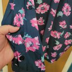 NWT Karissa & Me Navy Blue & Pink Floral‎ V Photo 2