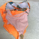 Bershka  Tropical Leaf Print Bikini Top Skirt style with criss cross straps Photo 7