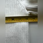 Reformation  Joanne ribbed Cardigan cream long sleeve Organic cotton XL NEW Photo 6