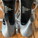 Women’s Silver Sparkly Heels Size 8.5 Photo 6