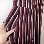 Flynn Skye  Revolve Jade Burgundy Striped Boho Festival Jumpsuit Small Photo 8