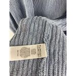 Tahari  Linen Blend Knit Blue Cardigan Size Medium Photo 2