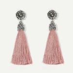 Target Pale Pink Tassel Earrings Photo 0