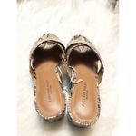 American Eagle  Womens SNAKESKIN  BLOCK HEEL Sandal Sz 8 Photo 3