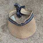 NEW Sea & Grass Visor With Ribbon Blue Photo 3