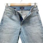 NYDJ Briella Denim Bermuda Shorts Raw Hem Medium Wash Women’s Size 0 Modest Photo 3