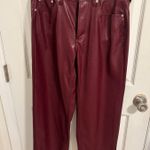 Universal Threads Universal Thread mid rise 90s baggy leather pants Photo 0