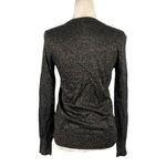 Equipment Femme Ondine Zip Shoulder Metallic Crewneck Cashmere Sweater Size XS Photo 9
