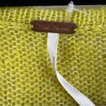 Free People NEW Gossamer Sweater in Chartreuse Womens Large Alpaca Wool Blend Photo 3