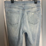 Guess  Jeans Distressed Lighy Blue Size 32 Womens Skinny Photo 6