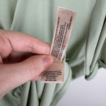 Anthropologie Saturday Sunday Womens Short Sleeve Top Sage Green Sz XS Soft Photo 12