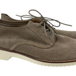 Söfft Simons Suede Oxford Shoes Women’s 9 Beige Perforated Quiet Luxury Comfort Photo 0