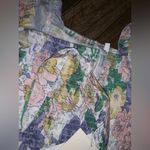 70/21  saks fifth floral nwt dress classic mini long sleeve $220 formal ruched S Photo 3