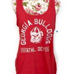 Rivalry Threads NWOT Georgia Bulldogs Red Racerback Tank Top Tee University Photo 0