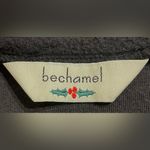 Bechamel Vintage Women’s Size L Christmas Black Fleece Vest Ugly Sweater Santa Size L Photo 7