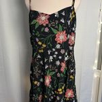 Old Navy  Floral Midi Dress - Black and Multicolor Photo 0
