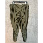 Torrid  Faja Style Leggings 4X Army Green Ruched Rear Athletic Workout Gym Photo 4