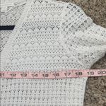 Charter Club  Open-Front white Knit crochet cardigan swim coverup Photo 4