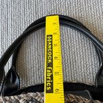 Vintage Indeed Black Beaded Straw Boho Oversized Basket Bag Made in Philippines Tan Photo 10