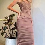 Elliatt  NEW Pippa Ruched Dress in Nude Photo 2