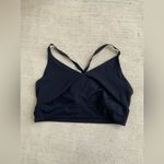 Aerie Offline Black Strappy Back Sports Bra, Size XXL Photo 1