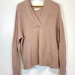 Aerie Oversized Cozyup Waffle Hooded V Neck Sweater Photo 0
